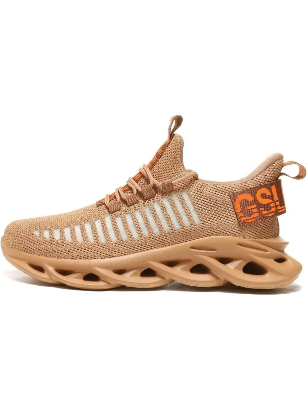 🆕Men's Light Brown Slip on Breathable Walking Shoes Ultra Lightweight Casual
